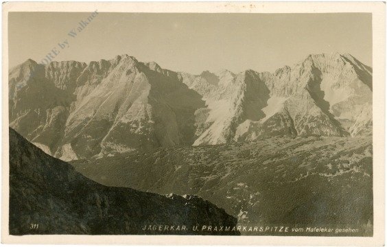 Innsbruck, Jägerkar u. Praxmarkarspitze