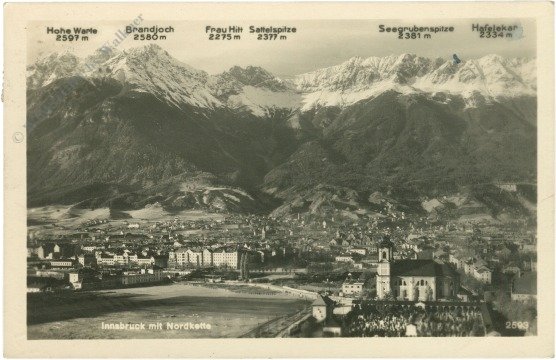 Innsbruck, mit Nordkette