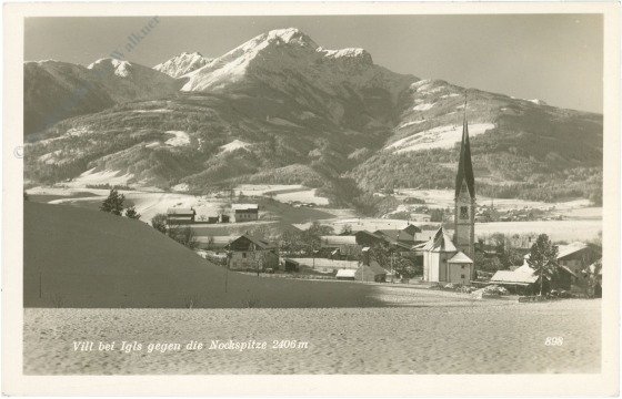 Innsbruck, Vill bei Igls gegen die Nockspitze