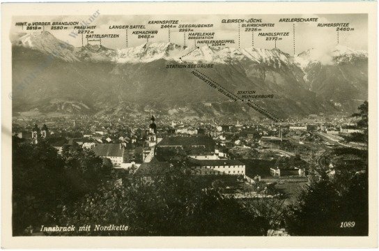 Innsbruck, mit Nordkette