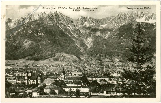 Innsbruck, mit Nordkette