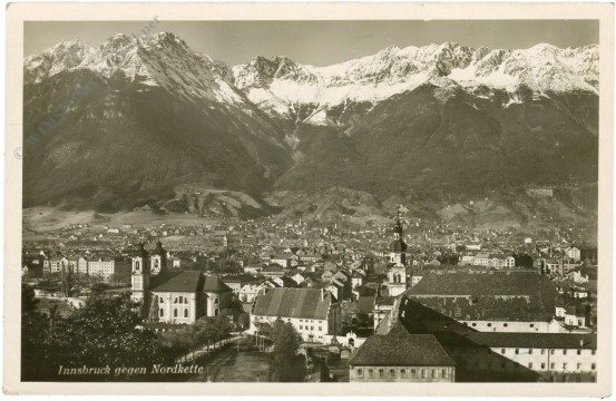 Innsbruck, gegen Nordkette