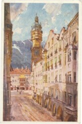 Innsbruck, Herzog Friedrichstrasse und Gold. Dachl