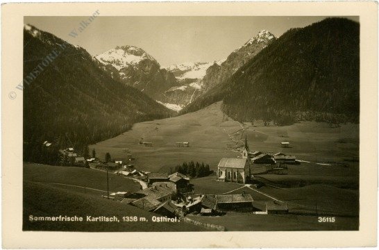 Kartitsch, Ortsansicht