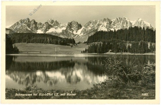Kitzbühel, Schwarzsee mit Kaiser