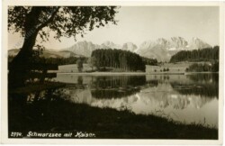Kitzbühel, Schwarzsee mit Kaiser