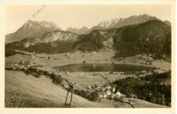Kufstein, Thiersee, Blick gegen Kaisergebirge