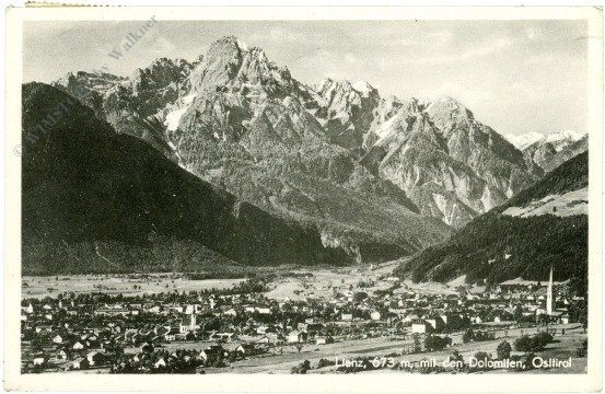 Lienz, mit den Dolomiten