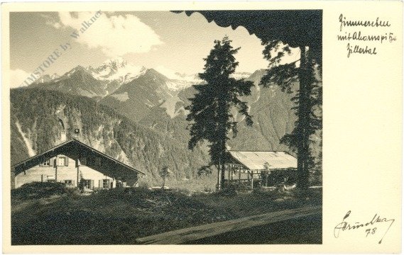 Mayrhofen, Zimmereben mit Ahornspitze