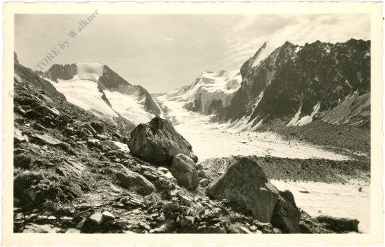 Oetz, Gaisberg-Gletscher mit Hochfirst u. Liebener Spitzen