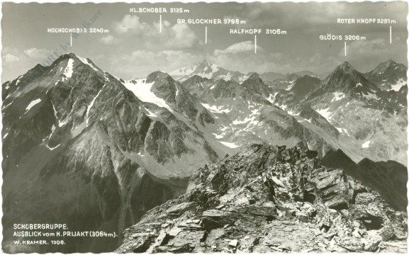 Prägraten, Schobergruppe, Ausblick vom H. Prijakt