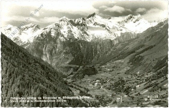 Prägraten, mit Röthspitze, Quirl und Malhamspitze