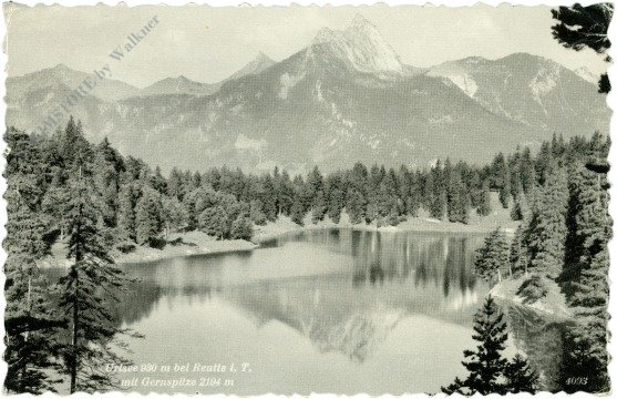Reutte, Urisee mit Gernspitze