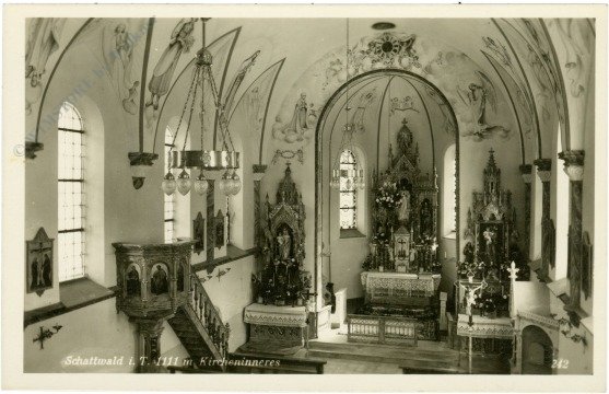 Schattwald, Kircheninneres