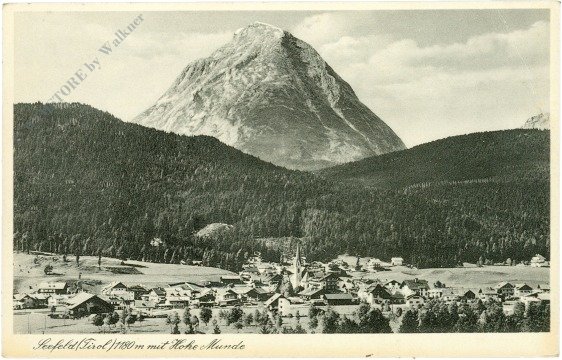 ak215753 Seefeld, mit Hohe Munde