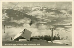 Westendorf, Skilift, Bergstation mit Alpenrosen Hütte