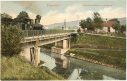 Klagenfurt, Eisenbahnbrücke a. Lend