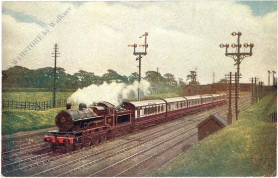 L. & N.W.R. Scotch Express near Preston