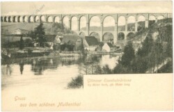 ak216040 Göhrener Eisenbahnbrücke