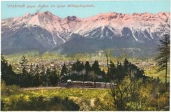 Innsbruck gegen Norden mit Iglser Mittelgebirgsbahn