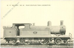 Railwya No 90 Four coupled tank Locomotive