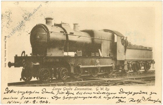 Large goods Locomotive G.W. Ry.