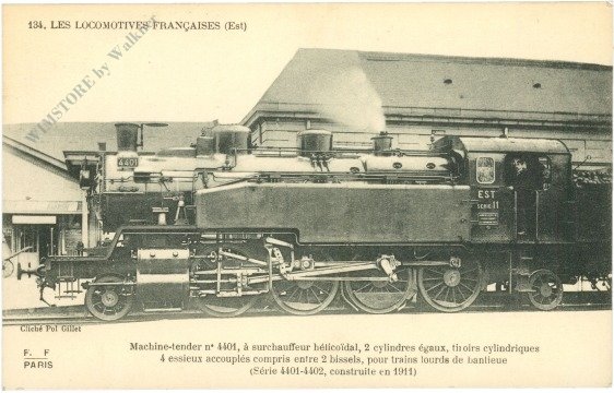 Les locomotives frances: Machine-tender n 4401