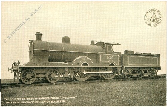 Two cylinder Express Passenger Engine "Precursor"