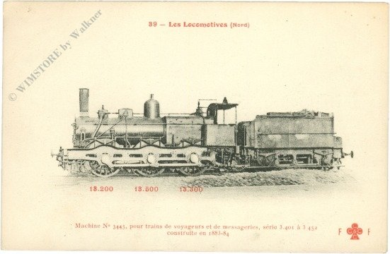 Les Locomotives (Nord), Machine No 3445