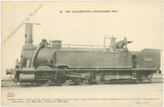 Les Locomotives, Machine tender nr 319