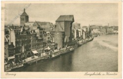 Danzig, Langebrücke und Krantor