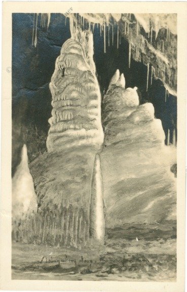 Vysoke Tatry, Stalagmitsäule in Masaryk dom