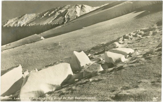ak216822 Tatry, Lawina na Krczmisku