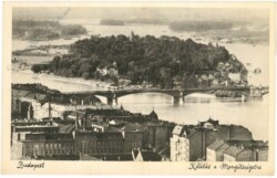 ak216877 Budapest, Aussicht auf die MArgareten-Insel