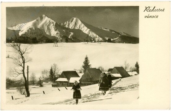 ak217024 Zdlarske Tatry, Radostne vanoce