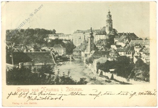 ak217057 Krumau i. Böhmen, Gruss aus