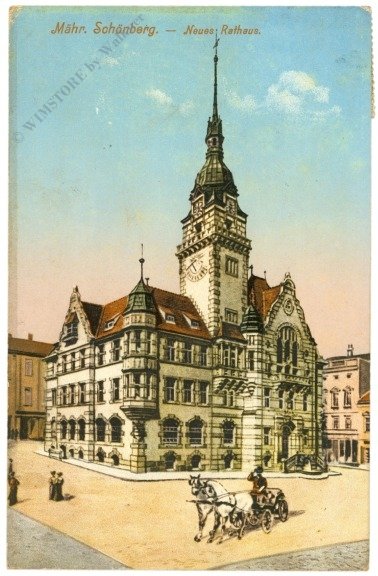 ak217075 Mähr. Schönberg, Neues Rathaus