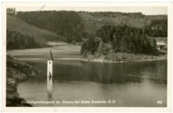 Zornstein, Dreifaltigkeitskapelle im Stausee bei Ruine