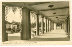 ak217115 Franzensbad, Kolonnade