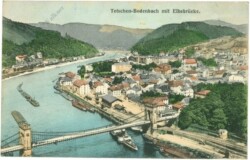 Decin (Tetschen), Bodenbach mit Elbebrücke