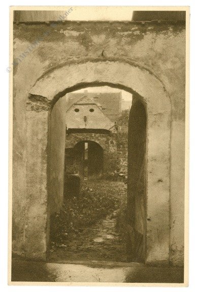 ak217128 Decin (Tetschen), Altes Pförtlein bei der Stadtmauer