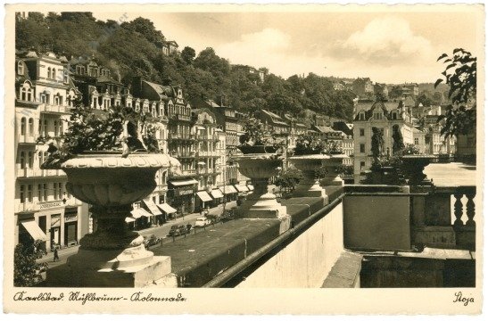 ak217141 Karlovy Vary (Karlsbad), Mühlbrunnen-Kolonnade