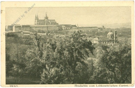 Praha (Prag), Hradschin vom Lobkowitz'schen Garten