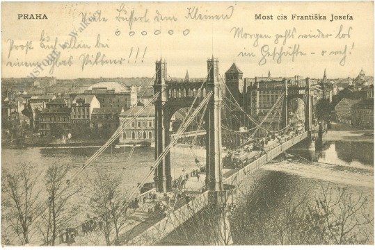 Praha (Prag), Most cis Frantiska Josefa
