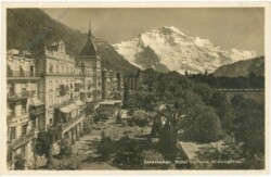 Interlaken, Hotel Victoria m. Jungfrau