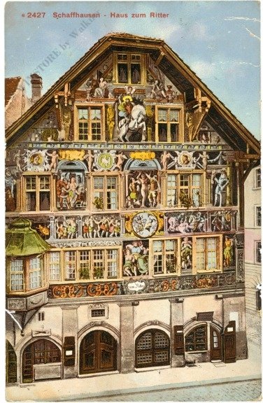 ak217212 Schaffhausen, Haus zum Ritter