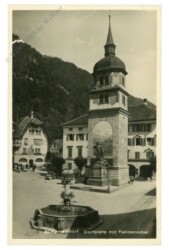 Altdorf, Dorfplatz mit Telldenkmal