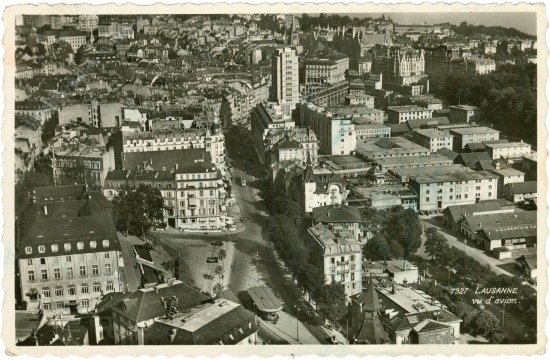 Lausanne, vu d'avion
