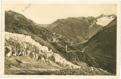 ak217246 Rhonegletscher mit Hotel Belvedere
