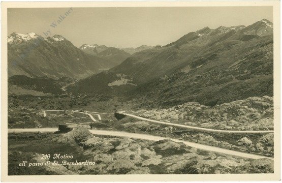 Passo di St. Bernhardino, Motivo